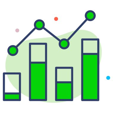 çalışma süreci düz çizgi simgesi modern illüstrasyon