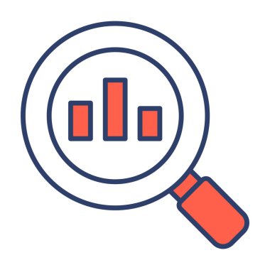 SEO rapor simgesi modern resimleme