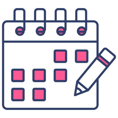 tablo planlayıcı simgesi modern illüstrasyon