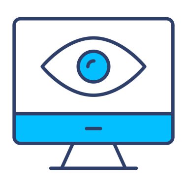 görüntüleme görünümü simgesi modern illüstrasyon