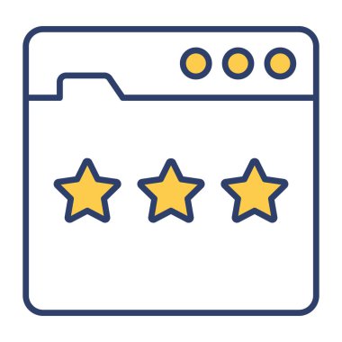 Geribildirim simgesi modern vektör çizimi      