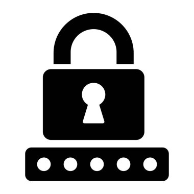 parola simgesi modern vektör illüstrasyonu    