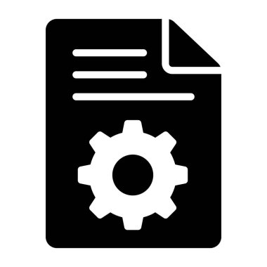  Belge simgesini modern illüstrasyon onar