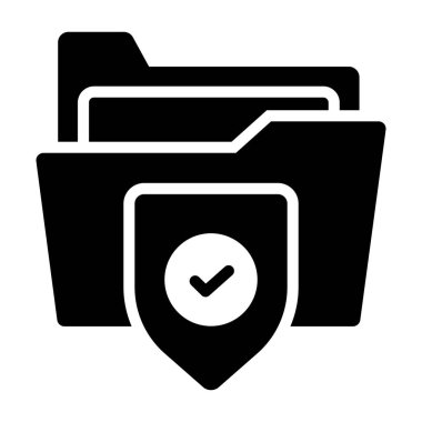 Güvenli tarih simgesi modern illüstrasyon