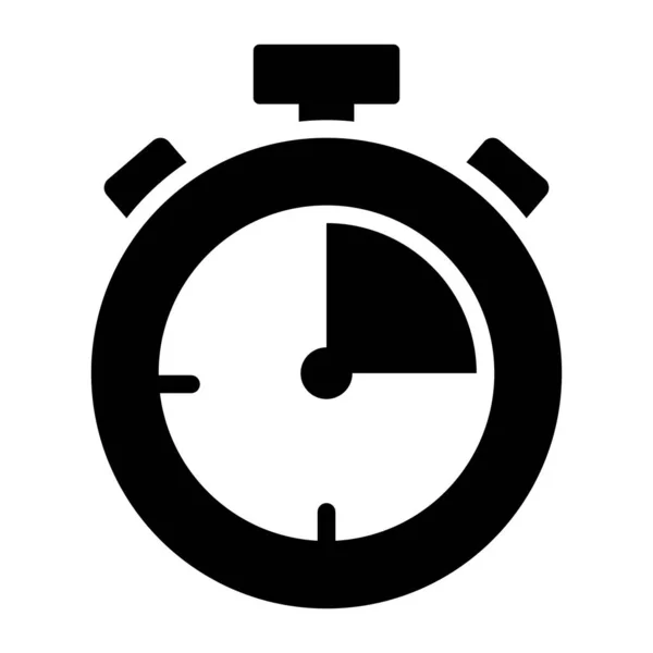 Kronometre Simgesi Modern Vektör Illüstrasyonu — Stok Vektör