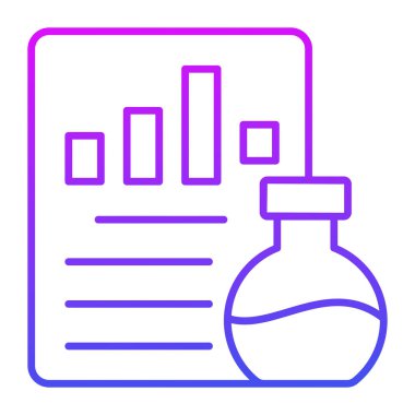 iş test simgesi modern illüstrasyon
