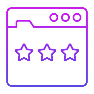 Geribildirim simgesi modern vektör çizimi      