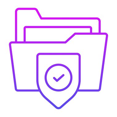 Güvenli tarih simgesi modern illüstrasyon