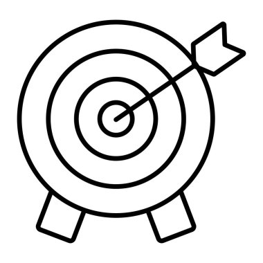 hedef simge modern vektör illüstrasyonu