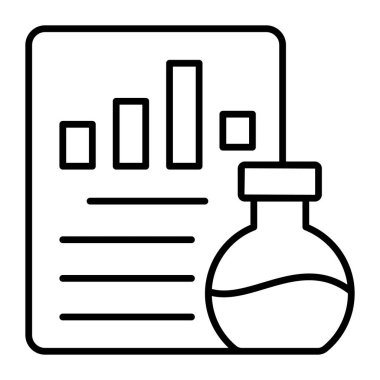 iş test simgesi modern illüstrasyon