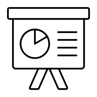 çalışma analiz simgesi modern illüstrasyon