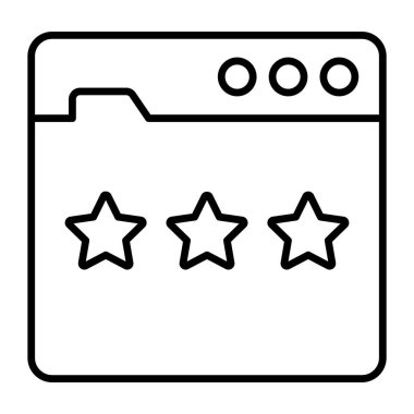 Geribildirim simgesi modern vektör çizimi