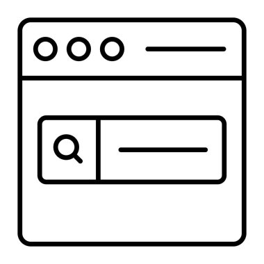 SEO, web sayfası simgesi modern illüstrasyon