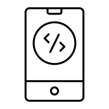 uygulama geliştirme simgesi modern illüstrasyon