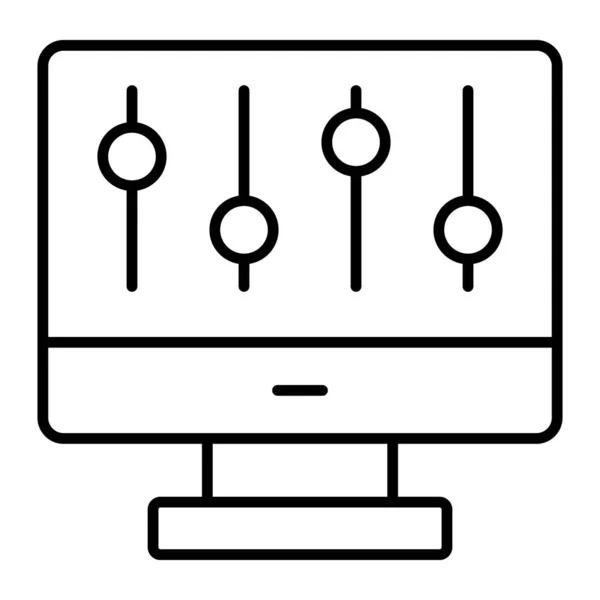 Controlador Icono Moderno Vector Ilustración — Vector de stock