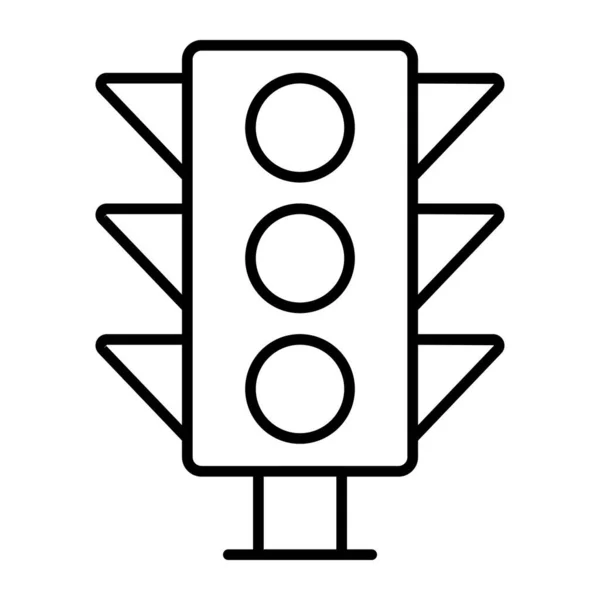 Trafik Sinyal Simgesi Modern Illüstrasyon — Stok Vektör