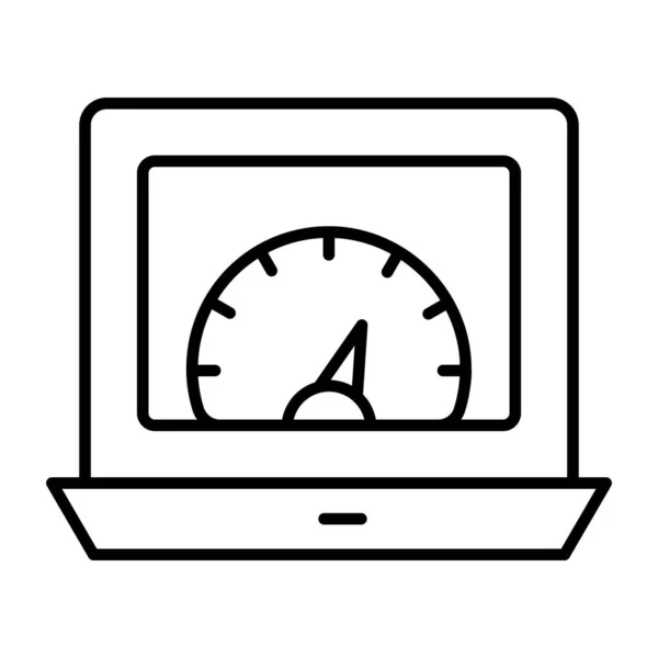 Ícone Otimização Velocidade Ilustração Moderna — Vetor de Stock
