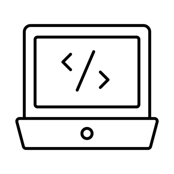 Website Development Icon Modern Illustration — Stock Vector