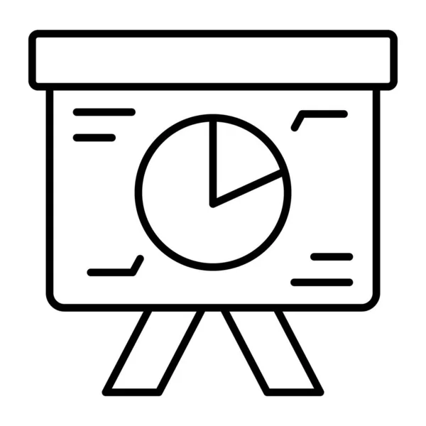 Data Analysis Icon Modern Illustration — Stock Vector