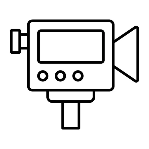 Videocamera Icoon Moderne Illustratie — Stockvector