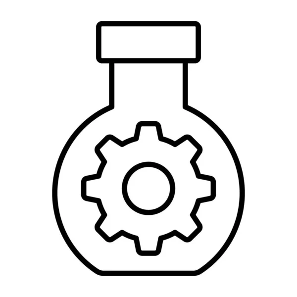 Ikona Experimentálního Managementu Moderní Ilustrace — Stockový vektor