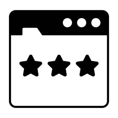 Geribildirim simgesi modern vektör çizimi