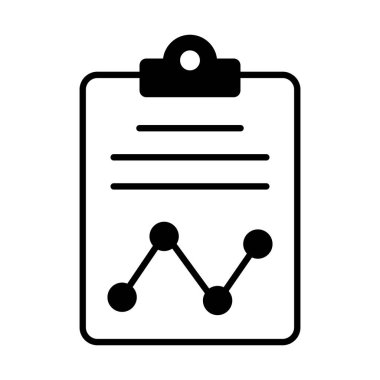 grafik çizelgesi simgesi modern illüstrasyon