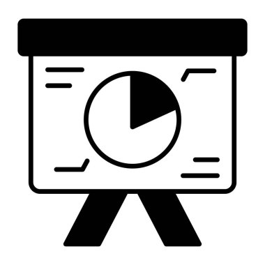 veri analiz simgesi modern illüstrasyon