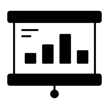 veri analiz simgesi modern illüstrasyon