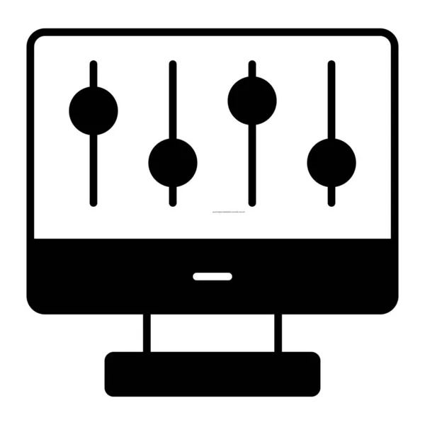 Controller Icon Modern Vector Illustration — Stock Vector