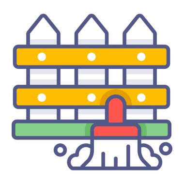 Arka bahçe temizleme Modern kavramlar tasarımı, kaliteli vektör çizimi konsepti. Vektör simgesi.