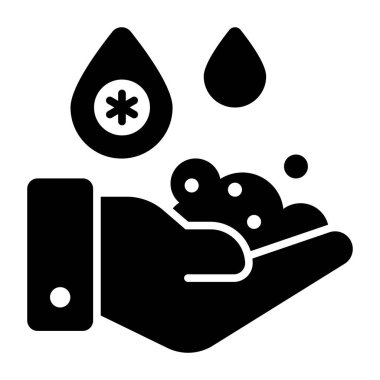 Modern konseptlerin el yıkama tasarımı, kaliteli vektör çizimi konsepti. Vektör simgesi.