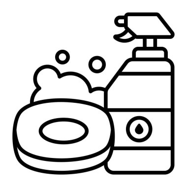 Hijyen ürünü Modern konseptler tasarım, kaliteli vektör illüstrasyon konsepti. Vektör simgesi.