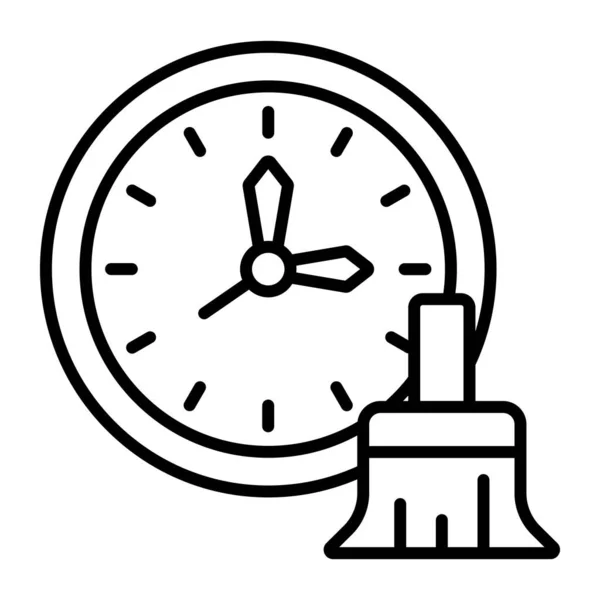 クリーニング時間現代的なコンセプトデザイン プレミアム品質ベクトルイラストコンセプト ベクトル記号 — ストックベクタ