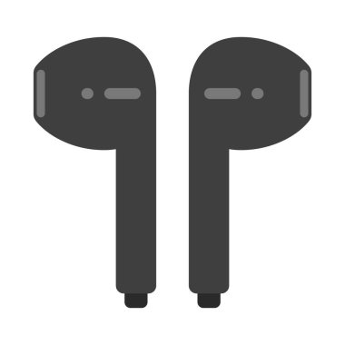 Kulaklık Bluetooth Düz simge tasarımı