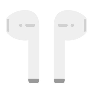 Kulaklık Bluetooth Düz simge tasarımı