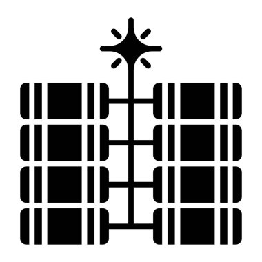 Çin havai fişek vektör ikonu moda tarzında, yeni yıl kutlaması