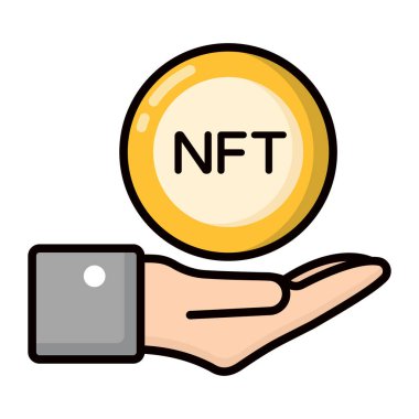 Yatırım simgesi, ödenmeyen sembol, dijital teknoloji.