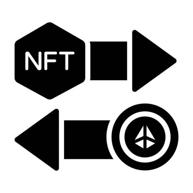 Simge satılıyor, ödenmeyen jeton, dijital teknoloji.