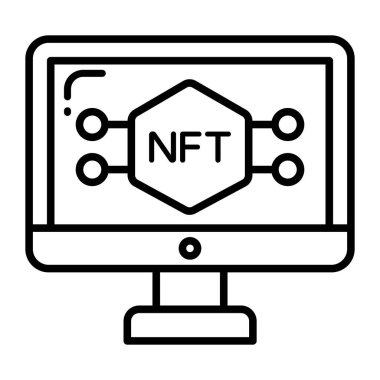 İzleme simgesi, ödenmeyen sembol, dijital teknoloji.