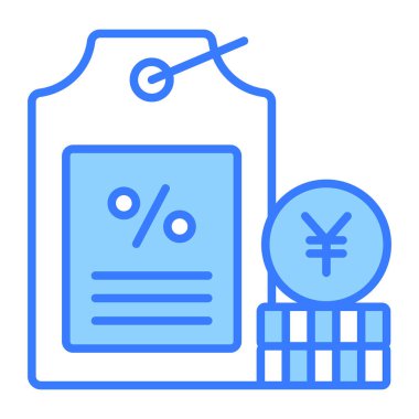 İndirim etiketi Modern kavramlar tasarımı, vektör illüstrasyonu