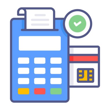 Satış noktası Modern kavramlar tasarım, vektör illüstrasyonu