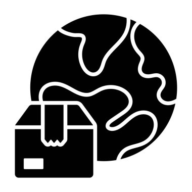 global nakliye Modern kavramlar tasarım, vektör illüstrasyonu