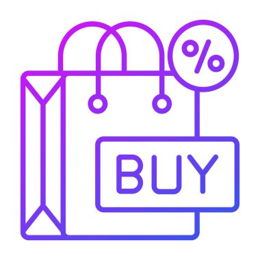 Alışveriş çantası Modern kavramlar tasarım, vektör illüstrasyonu