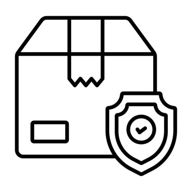 Güvenli dağıtım Modern kavramlar tasarım, vektör illüstrasyonu