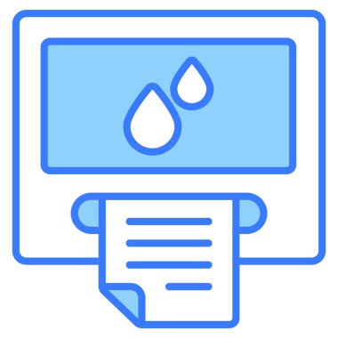 kan testi Modern kavramlar tasarım, vektör illüstrasyonu