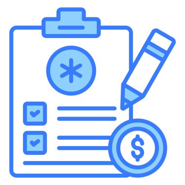 tıp kaydı Modern kavramlar tasarım, vektör illüstrasyonu