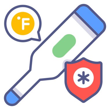 termometre Modern kavramlar tasarım, vektör illüstrasyonu