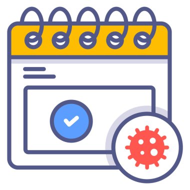 Coronavirus Modern kavramlar tasarım, vektör illüstrasyonu