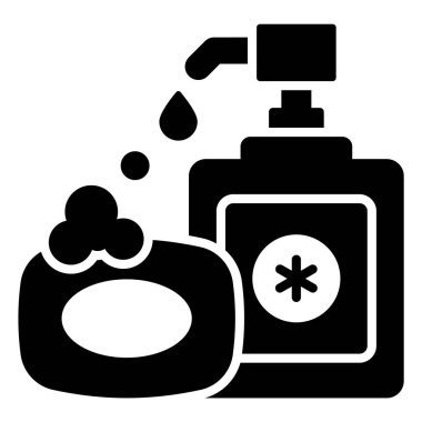 Hijyen ürünleri Modern kavramlar tasarım, vektör illüstrasyonu